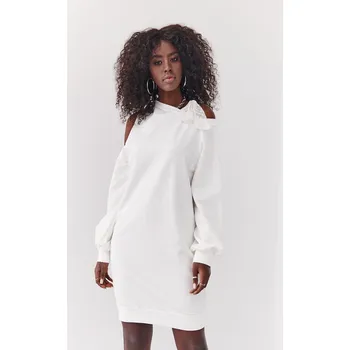 Dámské šaty Fasardi Dámské šaty s odhalenými rameny Gynessant ecru Univerzální