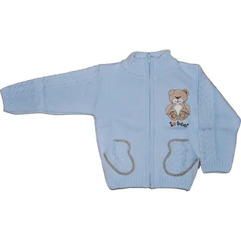 Dámský svetr Eko Chlapecký pletený svetr modrý NM-395 vel.98