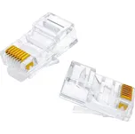 W-Star WSRJ4510 - Konektor UTP RJ45 CAT5e 10ks, 5SLD, pozlacený