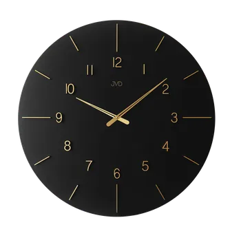 Hodiny JVD Obrovské designové dřevěné nástěnné hodiny průměr 70cm JVD HC701.2 (hodiny o průměru 700mm)