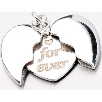 Přívěsek Dámský přívěsek stříbro 925 krásné srdíčko s rytinou P1602987-0940-SLX