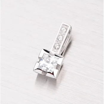 Přívěsek Dámský přívěsek bílé zlato 585 zirkon zářivý DZ1922B