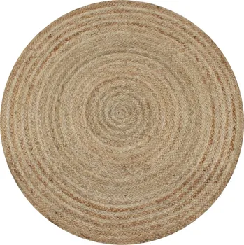Koberec Kusový koberec ze splétané juty 150 cm kulatý IM_245338