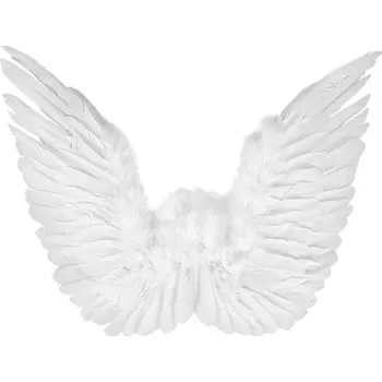 Karnevalový doplněk Funiglobal - Bílá andělská křídla -