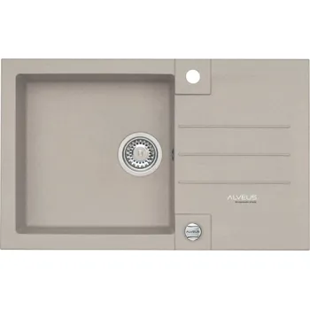 Granitový dřez SET ALVEUS ROCK 130/02 + BATERIE CLEO 02