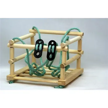 Hra na zahradu Malimas Dřevěná houpačka závěsná přírodní