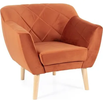 Křeslo Křeslo KARO 1 VELVET, Skořicový Bluvel 4215/Buk