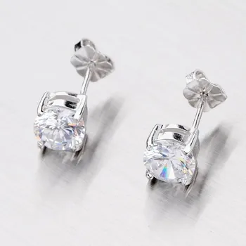 Náušnice Dámské náušnice stříbro 925 zirkon 6 mm YNG2028