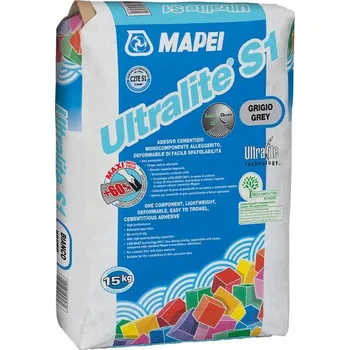 Průmyslové lepidlo Mapei ULTRALITE S1 ŠEDÝ 15KG - 2428115 - DOPRODEJ
