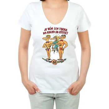 Dámské tričko Tričko pro ženu k šedesátce SK - velikost M