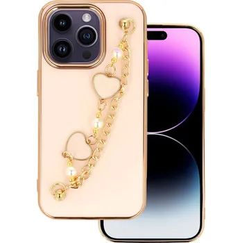 Pouzdro na mobilní telefon Trendové pouzdro pro Iphone 14 Pro design 3 light pink