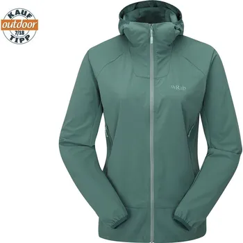 Dámská softshellová bunda Rab Borealis jacket wmns Barva: Eucalyptus, Velikost: XL