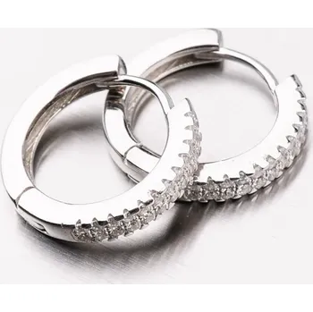 Náušnice Dámské náušnice stříbro 925 zirkon kruhy UCST-122083