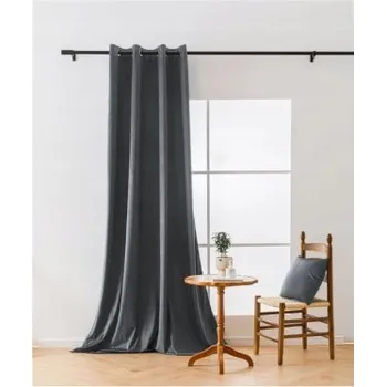 Sprchový závěs Závěs Velvet 140/250 cm s oky - šedá