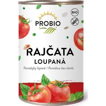 Příloha Rajčata loupaná sterilovaná BIO 400 g PROBIO