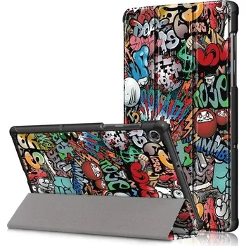 Příslušenství pro tablet Patty chytré polohovací pouzdro na tablet Lenovo Tab M10 FHD Plus - graffiti