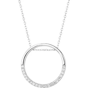 Řetízek Olivie Stříbrný náhrdelník KRUH 4536 Ag 925; ≤2,8 g.