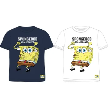 Chlapecké tričko Eplusm Tričko - SpongeBob Barva: Bílá, Velikost: 158