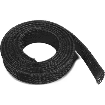 Ochranný kabelový oplet 10mm černý (1m)