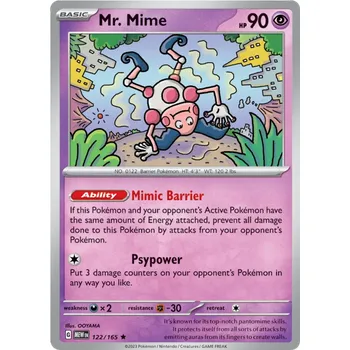 Sběratelská karetní hra Pokémon TCG Mr. Mime 122/165 - Holo