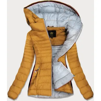 Dámská cargo bunda Žlutá dámská prošívaná bunda se vsadkami KZ5T25 Libland, odstíny žluté S (36) i392_15720-46