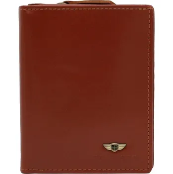 Peněženka Malá hnědá kožená peněženka Peterson 2549