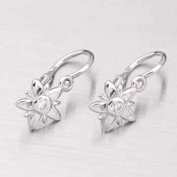 Náušnice Dětské náušničky bílé zlato 585 zirkon 52DN-1996BB