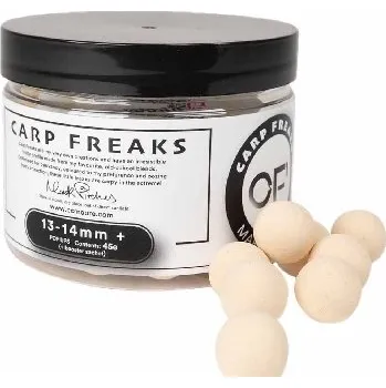 Boilies CC Moore Carp Freaks - Plovoucí boilie Carp Freaks+ bílá 14mm 45ks