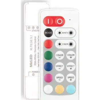 Relé Ovládání LED pásku McLED ML-910.548.14.1 RF Nano pro RGBW LED pásky ovladač + přijímač