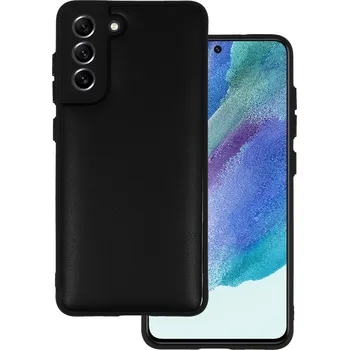 Pouzdro na mobilní telefon Kožené 3D pouzdro pro Samsung Galaxy S21 FE design 1 černé