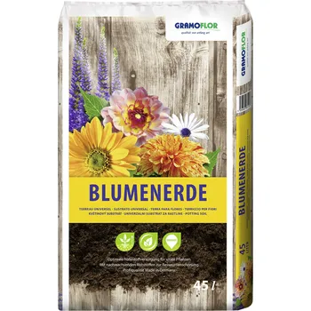 Substrát Substrát Gramoflor - Květinový s jílem 45 l