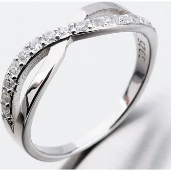 Prsten Dámský prsten stříbro 925 zirkon GST-11228 velikost 52