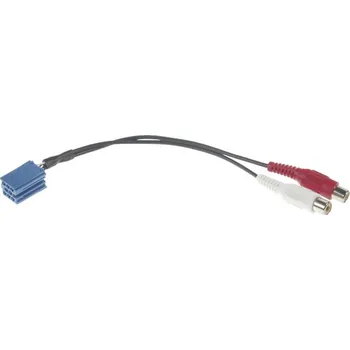 ISO redukce AUX vstup Blaupunkt - 2xCINCH samice/MINI ISO 32504