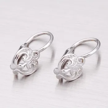 Náušnice Dětské náušničky bílé zlato 585 zirkon 52DN-2211BB