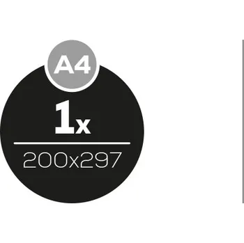 Speciální papír Etikety Top Stick A4/100 ks, 200x297 mm - 1 etiketa, bílá