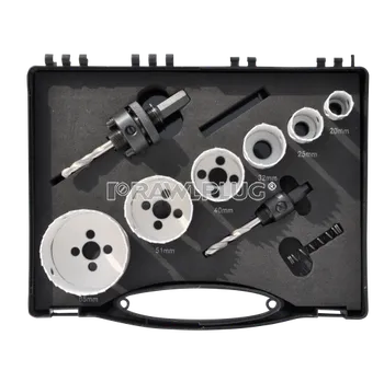 Vrták RAWLPLUG Sada vykružovacích pil pro instalatéry; 19, 22, 29, 38, 44, 57 mm