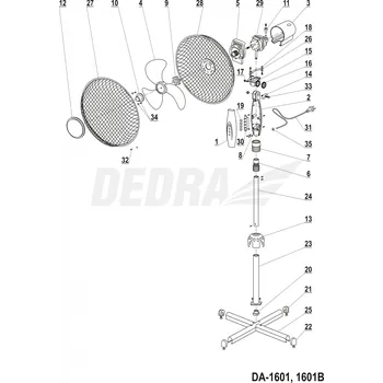 Auto-moto Přepínač DEDRA XDA-1601.30