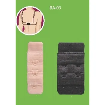 Podprsenka Podprsenka pro ženy prodlužovač obvodu podprsenky Julimex G96P4R, černá 1 háček i321_1086-50269