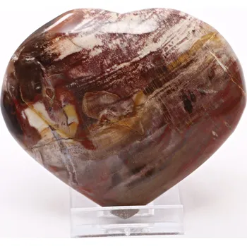 Drahý kámen Magieprirody.cz Srdce Zkamenělé dřevo 90x78 mm 264 g přírodní kámen #A20