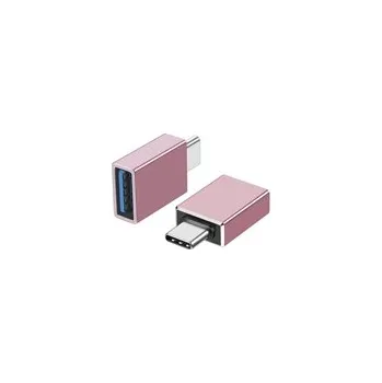 Adaptér USB-C do USB 3.2, růžový