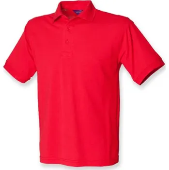 Pánská košile Henbury Pánské polo triko H400 Red XL