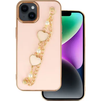 Telefonní příslušenství Trendové pouzdro pro Iphone 14 Plus design 3 light pink