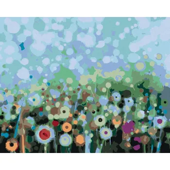 Diamondi Diamantové malování - ABSTRAKTNÍ PAMPELIŠKY Rozměr: 40x50 cm, Rámování: bez rámu a bez vypnutí plátna