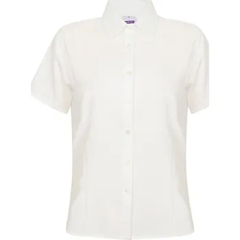 Dámská košile Henbury Dámská košile s krátkým rukávem H596 White 3XL
