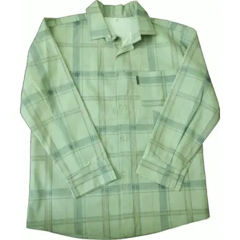 Chlapecká košile Košile chlapecká krátký rukáv KAPUCE modro-bílá