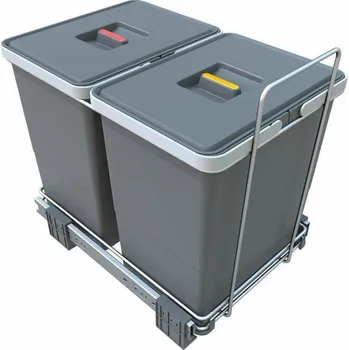 Odpadkový koš Elletipi Ecofil PF01 34B2 2x 18 l vestavný koš