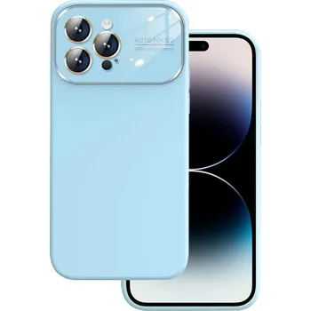 Pouzdro na mobilní telefon Měkké silikonové pouzdro na čočky pro Iphone 13 Pro Max světle modré