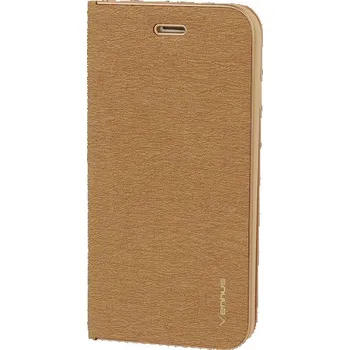 Pouzdro na mobilní telefon Pouzdro Vennus Book s rámečkem pro Iphone 14 Pro Max zlaté