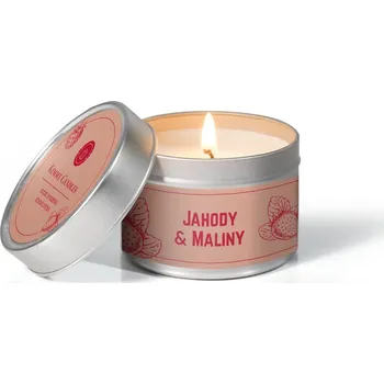 Svíčka Kimmy Candles sójová svíčka Jahody & Maliny 100 g