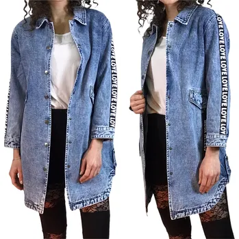 Dámská vesta Riflová bunda Velikost: M